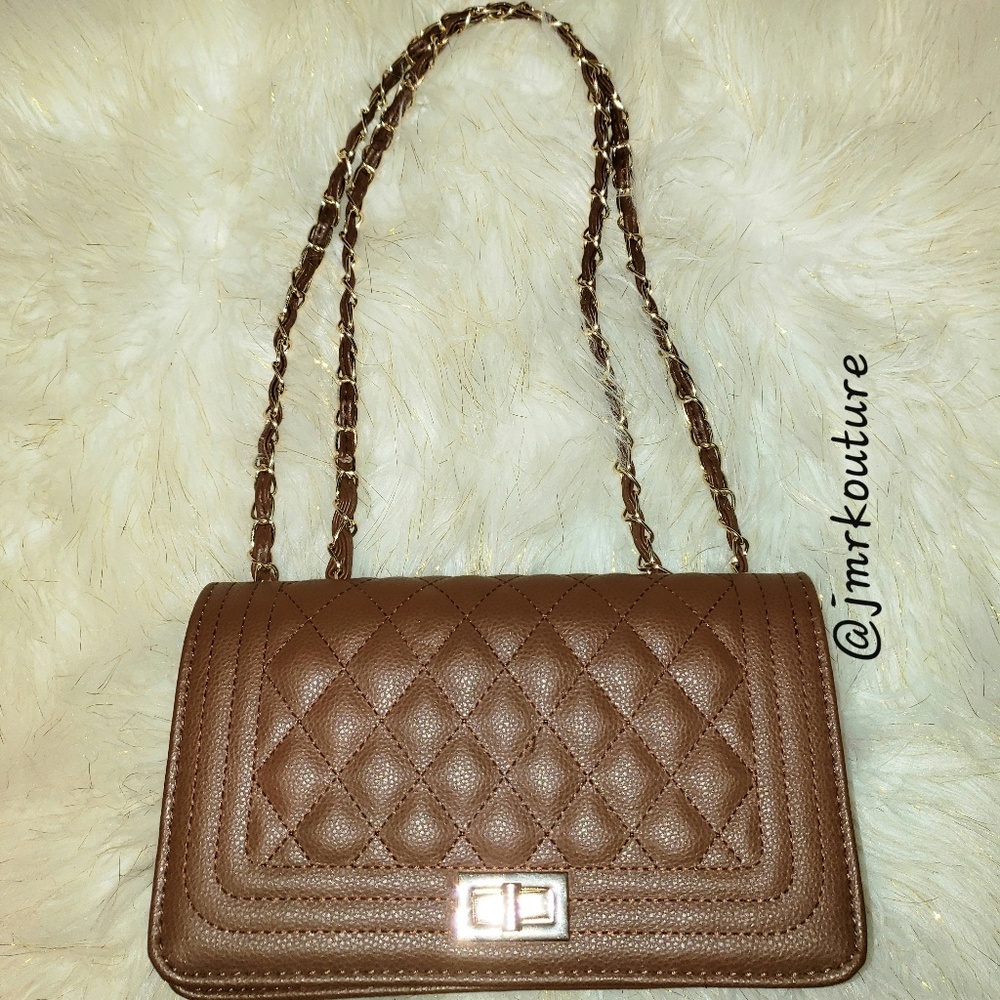 Brown handbag